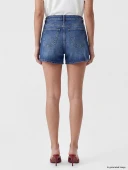 LCW Jeans İndigo Regular Fit Kadın Jean Şort thumbnail 4