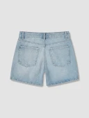 LCW Jeans İndigo Regular Fit Kadın Jean Şort thumbnail 6
