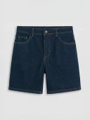 LCW Jeans İndigo Regular Fit Kadın Jean Şort thumbnail 5