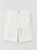 LCW Jeans Ekru Şort thumbnail 1
