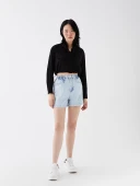 LCW Jeans İndigo Şort thumbnail 1