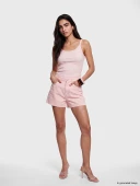 LCW Jeans Pembe Regular Fit Kadın Jean Şort thumbnail 1