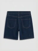 LCW Jeans İndigo Regular Fit Kadın Jean Şort thumbnail 6