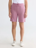 LCWAIKIKI Basic Pembe Beli Lastikli Kadın Şort thumbnail 2