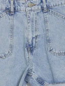 LCW Jeans İndigo Regular Fit Kadın Jean Şort thumbnail 7