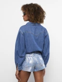 LCW Jeans İndigo Şort thumbnail 4