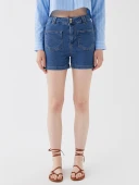 LCW Jeans İndigo Şort thumbnail 2