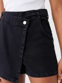LCW Jeans Siyah Şort thumbnail 3