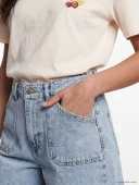 LCW Jeans İndigo Regular Fit Kadın Jean Şort thumbnail 3