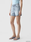 LCW Jeans İndigo Regular Fit Kadın Jean Şort thumbnail 2