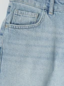 LCW Jeans İndigo Regular Fit Kadın Jean Şort thumbnail 5