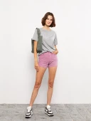 LCW Jeans Mor Şort thumbnail 1