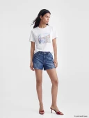 LCW Jeans İndigo Regular Fit Kadın Jean Şort thumbnail 2