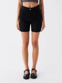 LCW Jeans Siyah Şort thumbnail 2