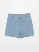 LCW Jeans İndigo Şort thumbnail 6