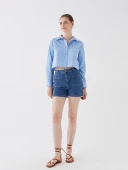 LCW Jeans İndigo Şort thumbnail 1