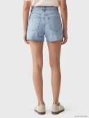 LCW Jeans İndigo Regular Fit Kadın Jean Şort thumbnail 4