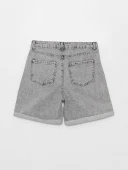 LCW Jeans Gri Şort thumbnail 8