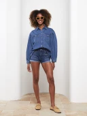 LCW Jeans İndigo Şort thumbnail 1