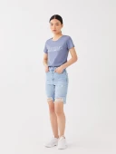 LCW Jeans İndigo Şort thumbnail 3