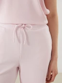 LCWAIKIKI Basic Pembe Beli Lastikli Kadın Şort thumbnail 3