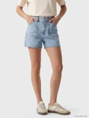 LCW Jeans İndigo Regular Fit Kadın Jean Şort thumbnail 2