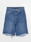 LCW Jeans İndigo Şort thumbnail 7