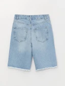 LCW Jeans İndigo Şort thumbnail 8
