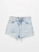 LCW Jeans İndigo Şort thumbnail 7