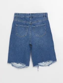 LCW Jeans İndigo Şort thumbnail 8