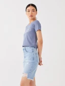 LCW Jeans İndigo Şort thumbnail 2