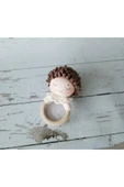 Dişlik ve Çıngırak Örgü Çıngırak,amigurimi Doğal Oyuncak thumbnail 2