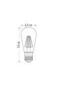 Cata Rustik Led Ampul E27 Amber 6w thumbnail 2
