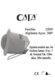 Cata Ct- 9242 Sıva Altı Hareket Sensörü thumbnail 2