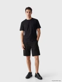 LCWAIKIKI Classic Siyah Loose Fit Basic Dry Touch Tişört thumbnail 4