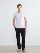 LC WAIKIKI Beyaz Slim Fit İnce Basic Tişört thumbnail 2