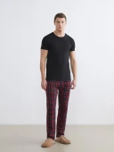 LC WAIKIKI Siyah Slim Fit İnce Basic Tişört thumbnail 2