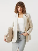 LCW Vision Bej Kadın Blazer Ceket thumbnail 1
