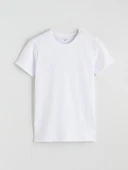 LC WAIKIKI Beyaz Slim Fit İnce Basic Tişört thumbnail 5