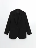 LCW Vision Siyah Kadın Blazer Ceket thumbnail 5