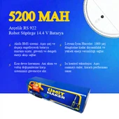 Arçelik RS 922 Robot Süpürge 5200 mAh Batarya thumbnail 3
