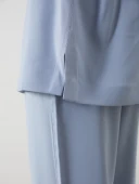 LCW Modest Mavi Oversize Kadın Blazer Ceket thumbnail 3