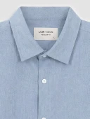 LCW Vision Mavi Regular Fit Armürlü Erkek Gömlek thumbnail 7