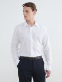 LCW Vision Beyaz Slim Fit Erkek Basic Gömlek thumbnail 1