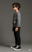 Erkek Çocuk Antrasit Sweatshirt thumbnail 2