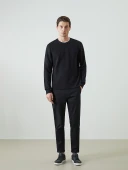LCWAIKIKI Classic Siyah Sweatshirt thumbnail 2