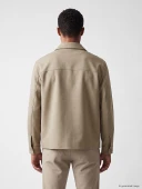 LCW Vision Bej Regular Fit Gömlek Yaka Erkek Ceket thumbnail 4