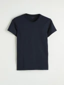 LC WAIKIKI Lacivert Slim Fit İnce Basic Tişört thumbnail 5