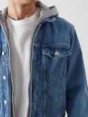LCW Jeans İndigo Ceket thumbnail 3