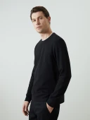 LCWAIKIKI Classic Siyah Sweatshirt thumbnail 1